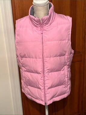 Women’s Pink Quilted Puffer Vest